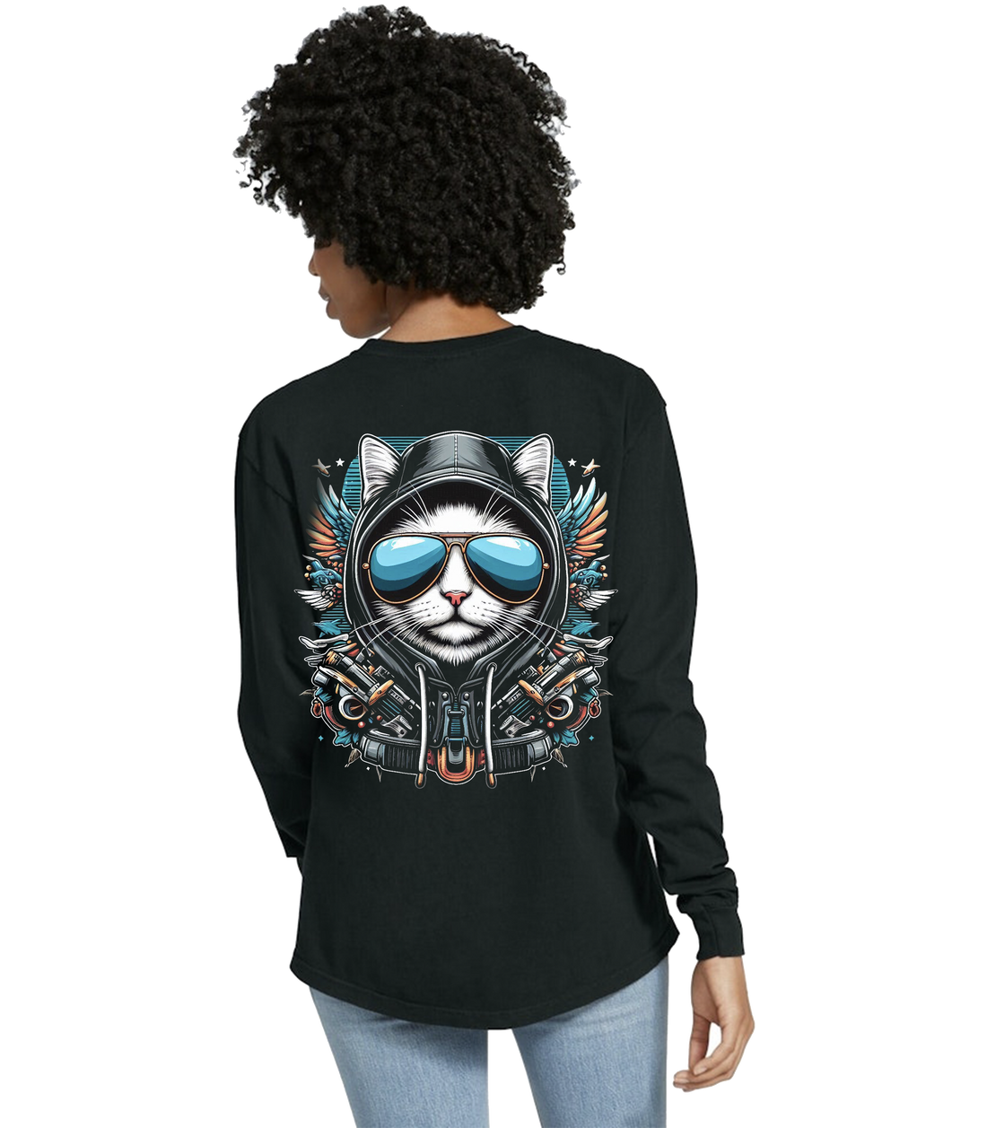 Hoodie cat Long Sleeve